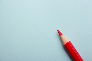 Color pencil on colored background