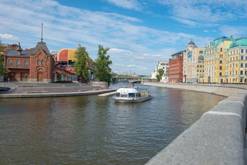 Fototapeta premium view on Vodootvodny Canal