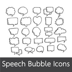 Speech Bubble hand drawn