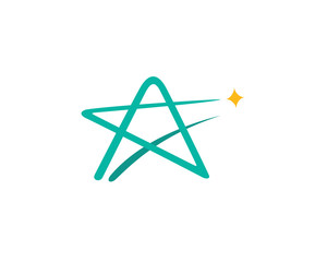 Star, A And V Logotype 