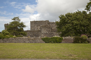 Fototapeta na wymiar Beaumaris Castle, Anglesey 