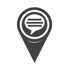 Map Pointer Comment Icon