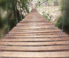 Obraz premium Wood bridge