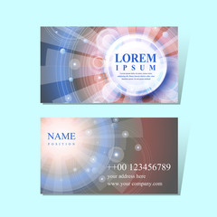 modern business card design template