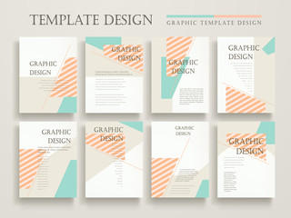 elegant poster template design