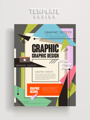 lovely poster template design