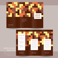 modern tri-fold template design