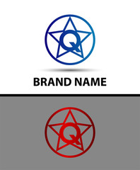 Alphabet icon Q logo
