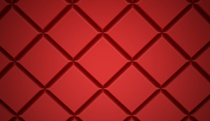 Red abstract cubes background