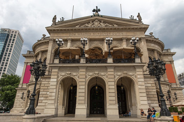 Obraz premium old opera frankfurt am main germany