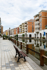 Suburban apartment buildings in hangzhou, China