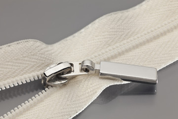 beige zipper