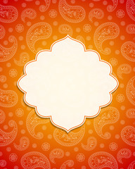 Frame in the Indian style