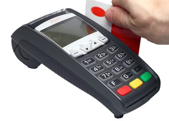 the payment process in the terminal card
