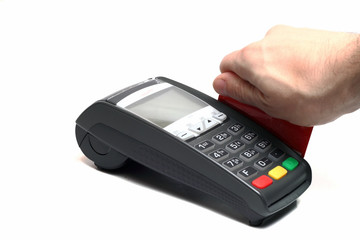 the payment process in the terminal card