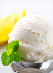 Lemon sorbet