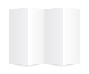 Vertical folding booklet