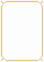 Certificate Background Frame