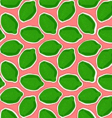 pattern of lime green on a pink background