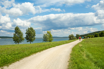 Obraz premium Brombachsee bikeway