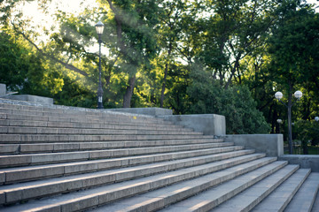 Potemkin Stairs summer in Odessa