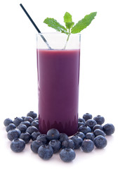Blueberry smoothie