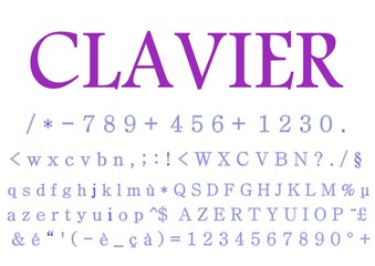 clavier d'ordinateur,symboles