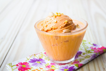 Thai tea icecream