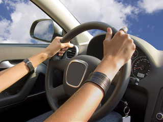 Driving a car in the sky