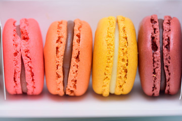 色とりどりのマカロン