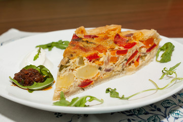 Quiche vegetariana