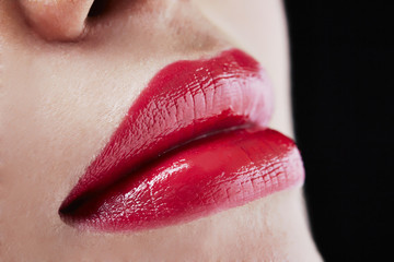 Naklejka premium Red Lips 