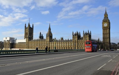 Obraz na płótnie Canvas Big Ben in London and sky