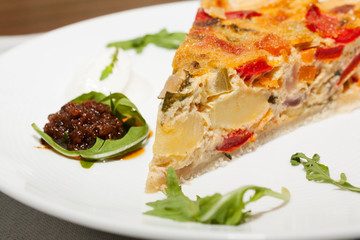 Quiche vegetariana