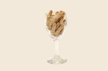 Bakery- Pastry on glass