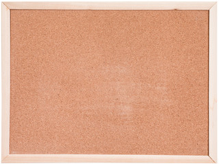 Fototapeta premium cork board isolated on white background