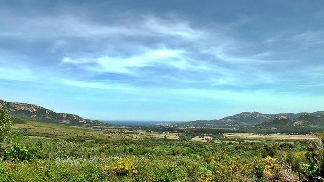 Blick &uuml;ber die Balange im Nordwesten Korsikas in der N&auml;he von Algajola