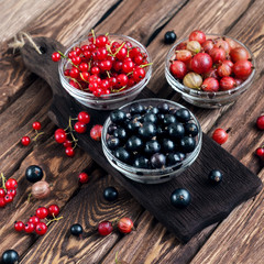 various seasonal berries