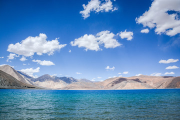 Pangong lake at Ladakh, India
