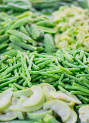 Vegetables at a market