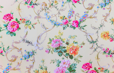 Rose fabric background