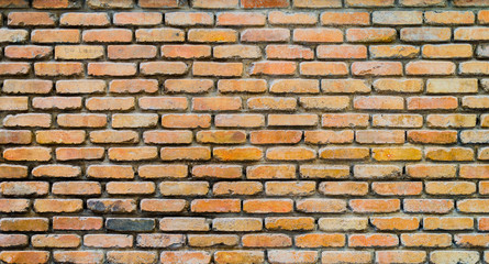 Background of old vintage brick wall