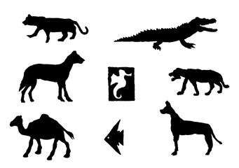 set of different animals. vector illustration © metr1c