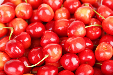 Sweet ripe cherry background