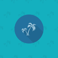 Summer and Beach Simple Flat Icon
