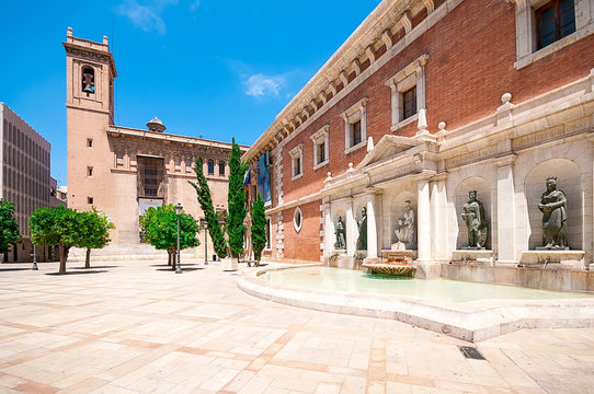 Plaza Colegio del Patriarca in Valencia, Spain
