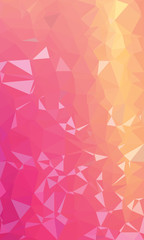 Fototapeta premium Simple colorful polygonal background