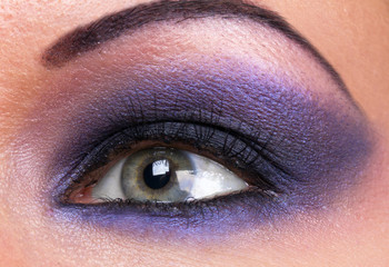 Obraz premium Fashion make-up of female eye