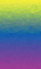 Simple colorful polygonal background