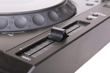 Obraz premium Pitch on Dj cd player